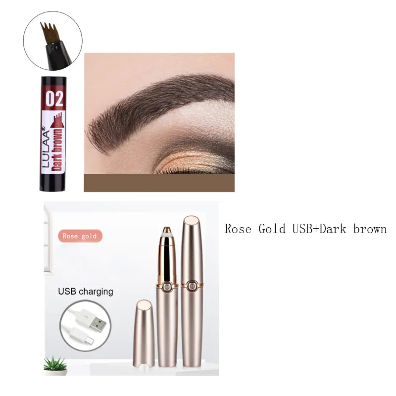 Electric Eyebrow Trimmer and Automatic Hair Remover